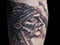 neo tarditional first nation warrior black grey ink tattooed men
